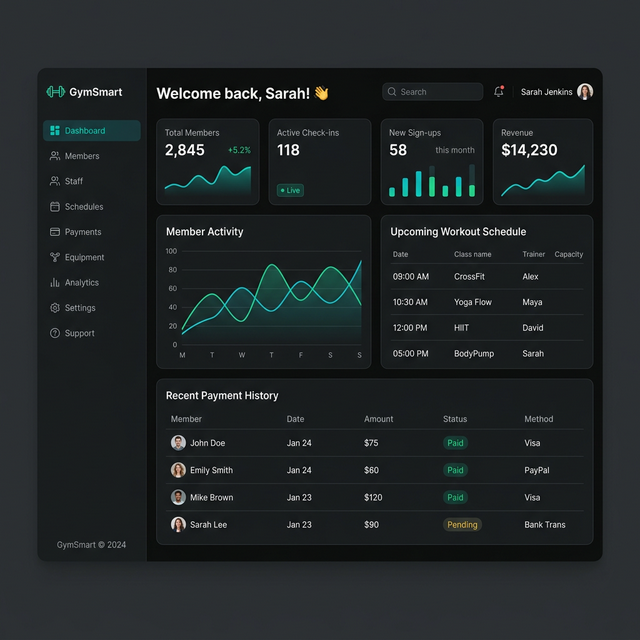GymSmart Management System